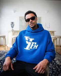 ชุดสเวตเตอร์ผ้าคอตตอนสำหรับผู้ชายใส่สบายสีพื้นแบบลำลองสำหรับฤดูหนาว100% - Product Image 6