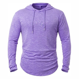Sweat-shirt à capuche violet lavande, doux et décontracté, pour un usage quotidien, taille et design personnalisés - Product Image 1