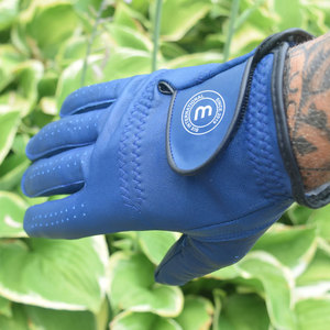 Gants de golf en cuir véritable Cabretta de haute qualité avec logo personnalisé, antidérapants et imperméables pour les sports masculins - Product Image 3