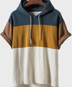 Sudaderas con capucha de diseño personalizado de alta calidad para hombres Casual Smart bordado Puff impresión en lienzo sólido al por mayor - Product Image 1