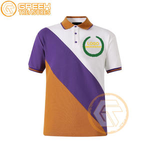 T-shirt brodé en jersey Omega personnalisé fraternité polo Psi grec de haute qualité pour hommes respirant sororité - Product Image 6