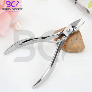 Coupe-ongles en acier inoxydable, outil de manucure professionnel, lame courbée à large ouverture, coupe-ongles durable et tranchant pour cuticules - Product Image 6