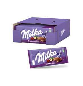 Chocolate Milka Lila Pause al por mayor en barras de 300g, en cajas de 12 unidades, para menús de postres de restaurantes y suministro al por mayor para servicios de catering. - Product Image 2