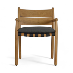 Sillón de jardín de madera de teca de gama alta, Salón impermeable relajado moderno para piscina, parque, cocina o villa - Product Image 4