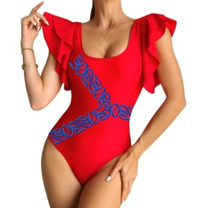 Maillots de bain moulants modernes pour femmes avec des accents de paillettes scintillantes et des tailles personnalisables | Maillots de bain personnalisés Make in India - Product Image 4