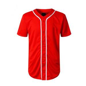 Maillot de baseball personnalisé de haute qualité Tissu en maille de polyester respirant recyclable à séchage rapide - Product Image 3