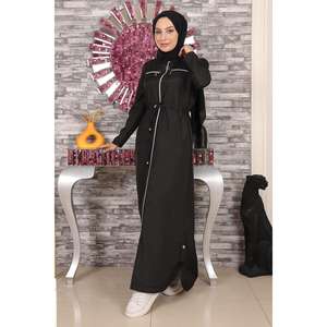 Abrigos, Chaquetas y Gabardinas Modestas con Cierre, Abaya con Cremallera - Product Image 1