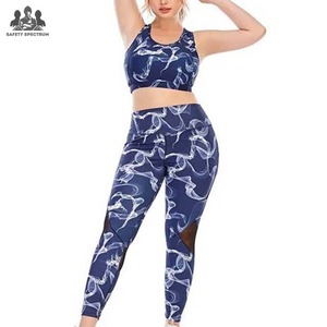 Women Yoga Set <b>Tight</b> Fitness Bra Top & Shorts Leggings <b>Sexy</b> Breathable Eco-Friendly Spandex/Nylon Gym Clothing with Quick Dry - Product Image 1