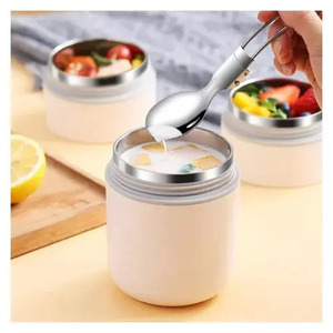 Stainless Steel Thermal Lunch Box <b>Container</b> for <b>Soup</b> - Assorted Colors - Product Image 2