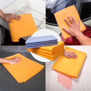 <span class=keywords><strong>Chiffon</strong></span> de nettoyage multi-usages super absorbant orange, réutilisable, non tissé, fabriqué en Allemagne - Product Image 3