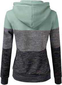 Sweat-shirt à capuche épais pour femme, personnalisé, à manches longues, doux, chaud, confortable, de haute qualité, tricoté, vêtements de sport décontractés et polyvalents - Product Image 3