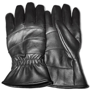 Gants d'hiver pour hommes en cuir durable avec doublure thermique - Product Image 3