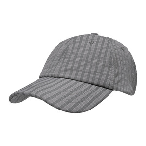 Sombrero de béisbol común de nailon a cuadros de 6 paneles de alta calidad, gorra suave para correr para hombres y mujeres, secado rápido, impermeable, de moda - Product Image 4