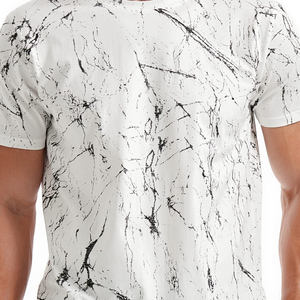 T-shirt de plage personnalisé pour homme, sublimation, léger, coupe décontractée, polyester, fabrication OEM directe - Product Image 5