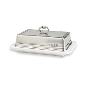 Beurrier en acier inoxydable poli, brillance miroir, ajoute une touche de luxe aux essentiels de la cuisine au quotidien - Product Image 1