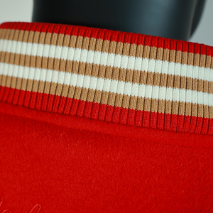 Veste matelassée universitaire de baseball unisexe, personnalisable avec broderie, 100% coton respirant, à capuche, manches décontractées, devant en coton - Product Image 5