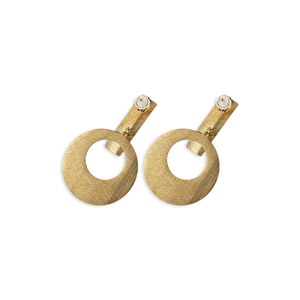 CUCOCUCA YXQ E275 Orecchini a perno/goccia in acciaio inossidabile placcato oro, design semplice ed elegante per l'uso quotidiano, spedizione UE in 48 ore - Product Image 2