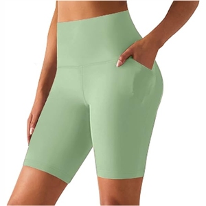 Short de yoga pour femmes de haute qualité fabriqué sur mesure short de yoga respirant short de yoga exigeant à bas prix - Product Image 3
