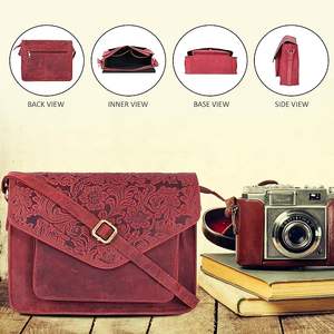 OEM elegante precio al por mayor bolsos de diseñador monederos de las mujeres de cuero genuino bolsos de mano con estilo crossbody - Product Image 6