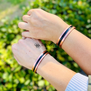 Boutons de manchette en cuivre pour garçons d'honneur Accessoires de mariage pour lui par Tradebyd - Product Image 2