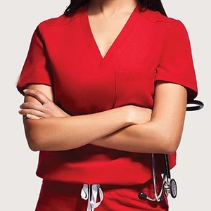 Nuevo estilo, conjuntos de uniformes médicos elásticos, uniforme de enfermera para mujer, uniformes transpirables a la moda XS 4XL, tela que absorbe la humedad - Product Image 6