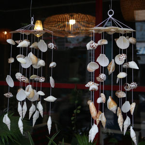Vente en gros de carillons décoratifs à partir de coquillages naturels Carillon de coquillages le plus vendu pour la décoration intérieure - Product Image 5
