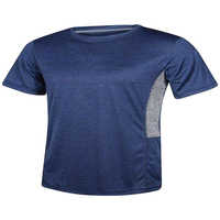 T-shirt de sport pour homme 2023, haute qualité, logo personnalisé, coupe ajustée, 90% polyester 10% élasthanne, uni, 220 grammes, tricoté