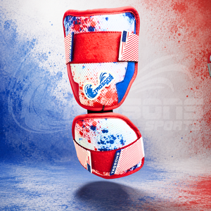 Protector de Codo Extendido PRO-Custom Series con Diseño de Bandera Estadounidense, Correa Única y Protección para el Antebrazo para Deportes con Pelota - Product Image 3
