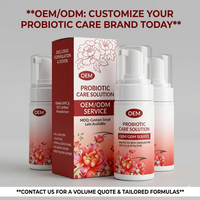 Mousse nettoyante intime de marque privée nettoyante à bulles vaginales réduisant les rougeurs vaginales lavages féminins lavages en mousse vaginale