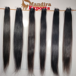 Indian Temple Machine Doble trama recta 100% Extensiones de cabello humano sin procesar Estilo de onda profunda suelta por proveedor - Product Image 3