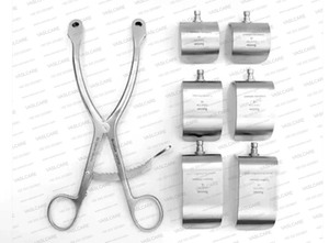 Stainless Steel Kolbel Retractor <b>Complete</b> <b>Set</b> With 6 High Quality Blades, German Surgical Orthopedic Retractor by Vaslcare - Product Image 3