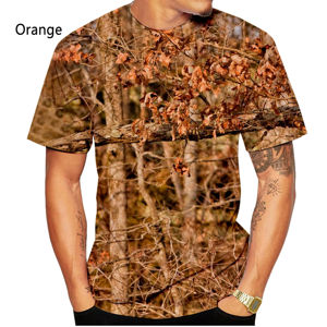 Nouvelle mode d'été 3D camouflage imprimé neutre décontracté à manches courtes T-shirt Sublimation Chemises - Product Image 3