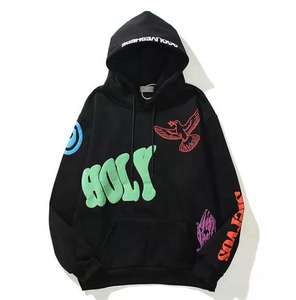 Sudadera con Capucha Personalizada con Estampado Puff, Logotipo Personalizado, Sudadera con Capucha para Hombre, Chándal, Sudadera con Capucha Extra Grande para Hombre, Transpirable y Térmica - Product Image 1