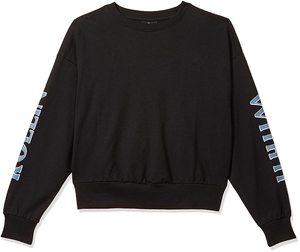 Sudadera de mujer personalizada de algodón de peso pesado, Sudadera de cuello simulado de gran tamaño, sudadera de manga larga para mujer - Product Image 5