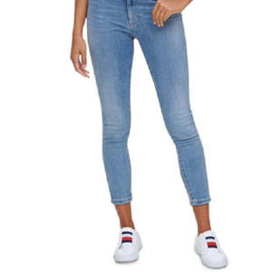 Jeggings a Vita Alta da Donna Tommy Jeans in Denim Elasticizzato Blu, Taglia 24 - Product Image 3
