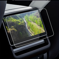 Protection d'écran en verre trempé pour Tesla Model 3/Y/S/X - Dureté 9H, qualité 2.5D, clarté HD, anti-reflet
