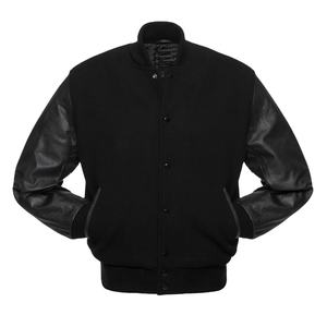 Veste universitaire en toile enduite sur mesure pour hommes, avec col montant et capuche, respirante et coupe-vent pour l'hiver 2026 - Product Image 1
