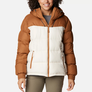 Chaqueta acolchada con capucha de primera calidad, chaquetas acolchadas de invierno con diseño personalizado para mujer - Product Image 1