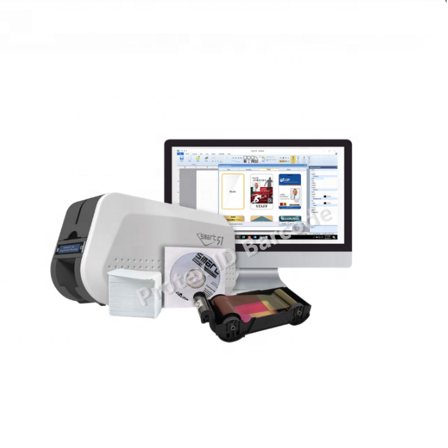 Plastic Card Printer IDP SMART-51D Dual-Sided PVC Card Printer