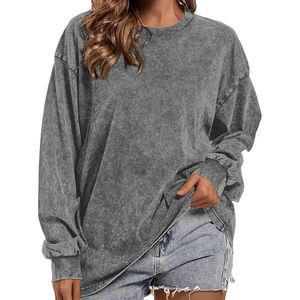 Sudaderas de Mujer de Alta Calidad al por Mayor de Fábrica, Personalizadas, Profesionales, de Poliéster y Algodón, con el Último Diseño - Product Image 1