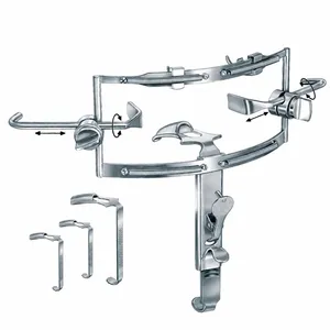 Retractor Bucal Manual Dingman de Alta Calidad, Diseño de 3 Cuchillas, Acero Inoxidable, Instrumento Quirúrgico para Cirugía Oral y Maxilofacial, OEM - Product Image 3