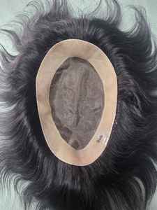 Perruque et toupet pour homme en cheveux indiens Remy Taz Hair - Base mono - Léger, doux et écologique - Product Image 4