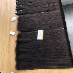 Extensiones de Cabello Remy Virgen Vietnamita de Alta Calidad, de un Solo Donante, Grado Superior, Natural, Liso, Queratina, a Granel, Todos los Colores - Product Image 1