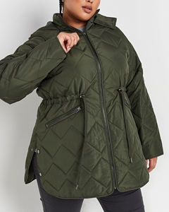 เสื้อแจ็คเก็ตขนเป็ดสำหรับผู้หญิงกันน้ำมีฮู้ด, สไตล์ใหม่สำหรับฤดูหนาว - Product Image 3