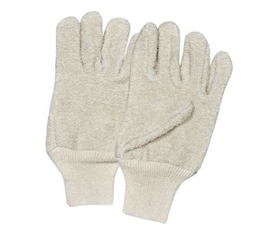 Gant éponge 100% coton avec poignet en tricot et toile Duff - Product Image 4