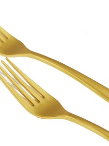 Tenedor de metal dorado con logotipo personalizado para restaurante, hotel, uso doméstico a bajo precio de la India - Product Image 4