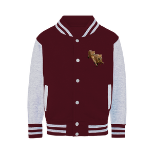 Cheetah Brothers Varsity Jacket in Corduroy Reversible Water-Proof XS 6XL Size Range <b>for</b> Autumn Season Paisley Patchwork Pattern - Product Image 3
