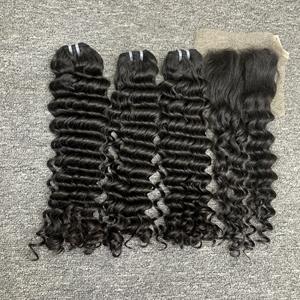 Meilleurs extensions de cheveux humains vierges 100% bruts vente en gros vendeurs de cheveux bruts ondulés naturels vietnamiens cambodgiens - Product Image 5