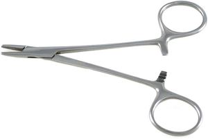 Pinzas para mosquitos con mango de bloqueo de 5 \ ", abrazaderas quirúrgicas de acero inoxidable multicolor, soporte de aguja ajustable, seguridad Mol - Product Image 2