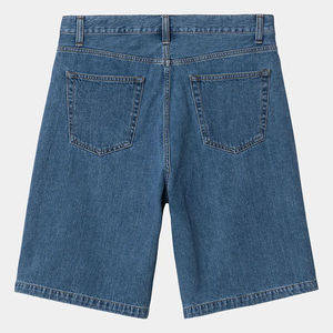 Pantalones cortos deportivos personalizados de alta calidad para hombre, pantalones cortos de mezclilla desgastados de color sólido, ropa de calle de talla grande con logotipo personalizado, pantalones cortos de mezclilla - Product Image 4